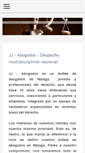 Mobile Screenshot of jj-abogados.com